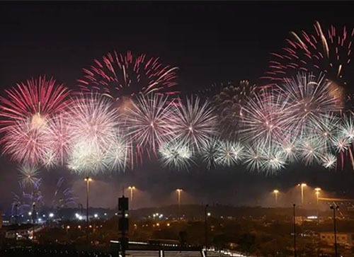 东至县焰火晚会